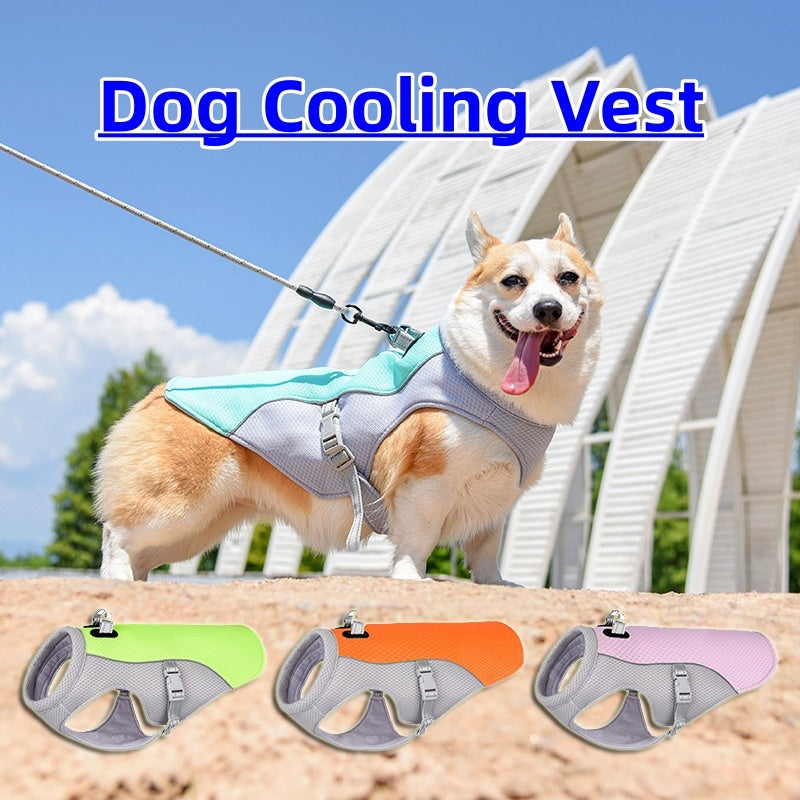 Summer Pet Dog Cooling Vest Heat Resistant Cool for Dogs